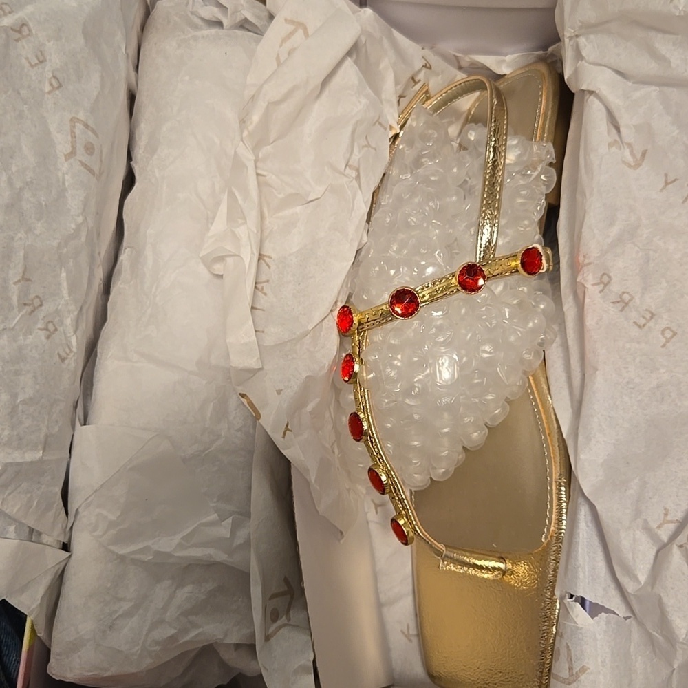Katy Perry Collections Camie Gemstone Gold NIB - Picture 6 of 8